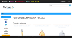 Desktop Screenshot of markowaperfumeria.pl