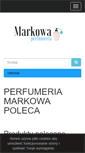 Mobile Screenshot of markowaperfumeria.pl